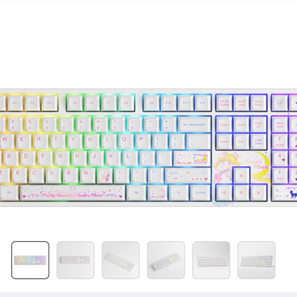 Sailor Moon Mechanical Keyboard - Akko Crystal